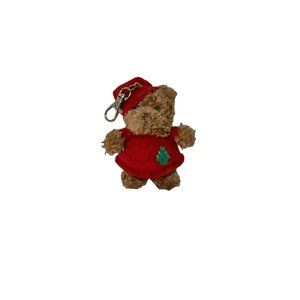 Russ Christmas Cuties  Puppy Clip On keychain